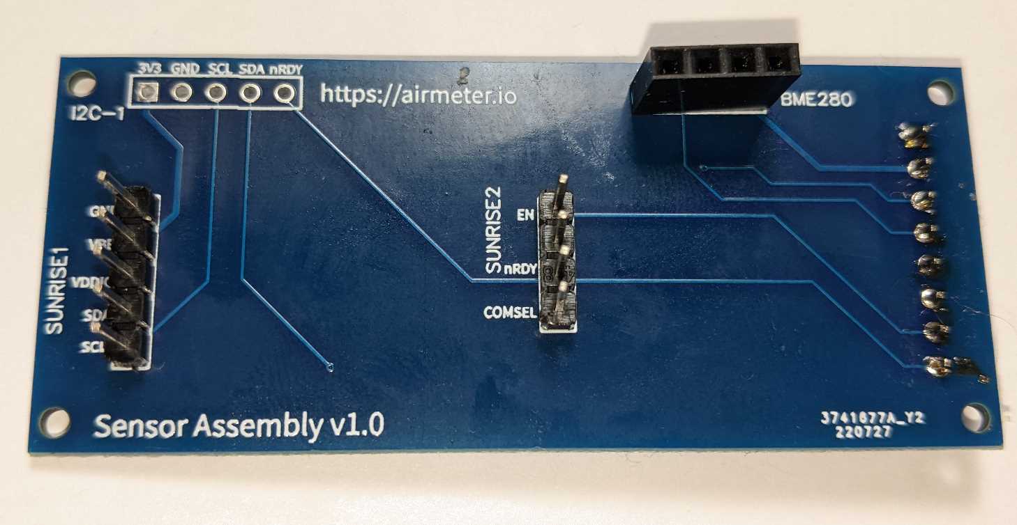 PCB after step 3 has been completed